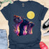 Bulldog & Moon - V4 - All Bulldogs T-Shirt